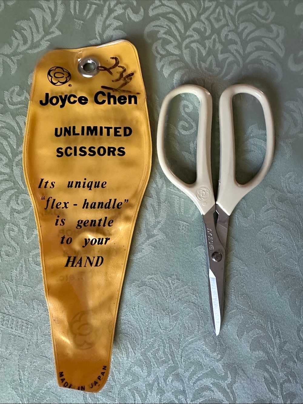 Vintage Joyce Chen Kitchen Shears with Protective Sheath